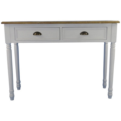 Toscana 110cm Solid Wood Top Console Table