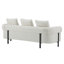 Canapé moderne 78 po 3 places beige-52841742