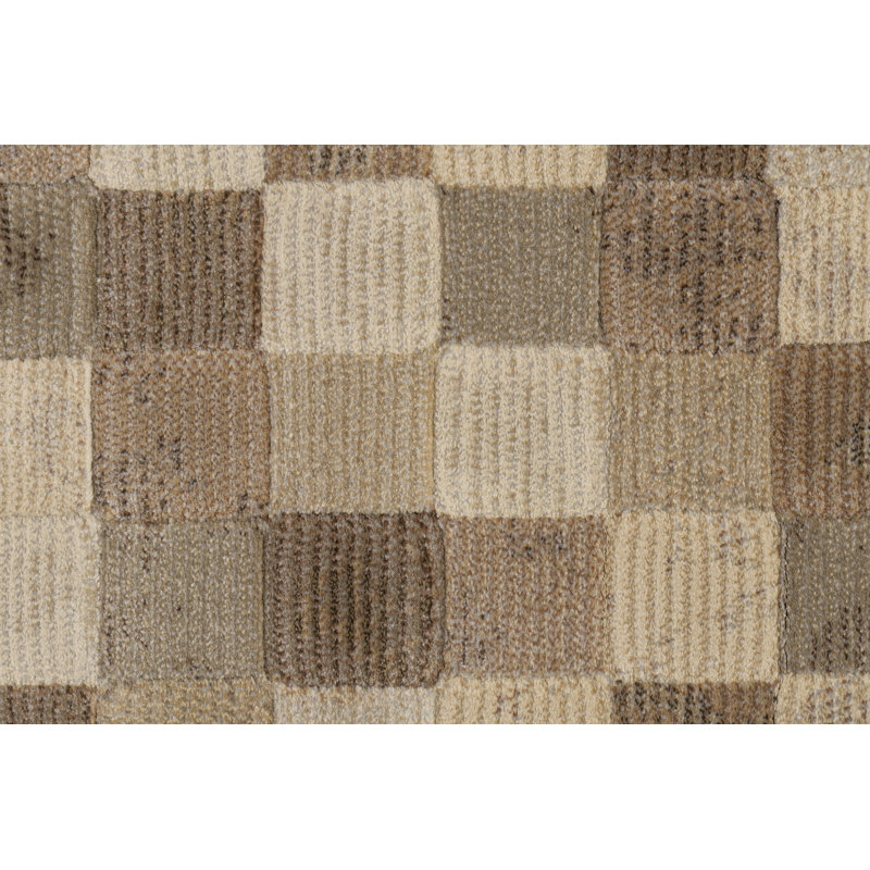 Tapis beige Gerin, Rectangle 6 pi 7 po x 9 pi 6 po