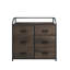 Iron 83.2 cm W Chest of 6 Drawers-398855327