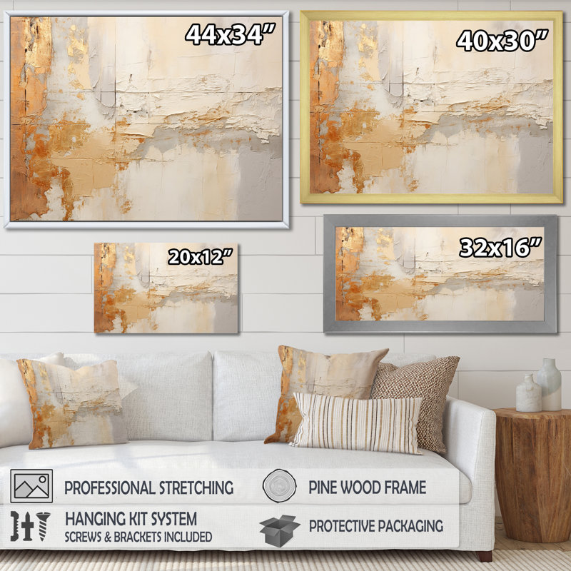 Simplicity Western I - décoration murale Western, Cadre flottant noir, H 34 po x l 44 po x P 1,5 po