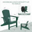 Chaise Adirondack d'extérieur Hdpe-199080589