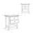 Amherst 24"W Solid Wood Transitional Nightstand with 2 Drawers and Open Storage Shelf-1555043986