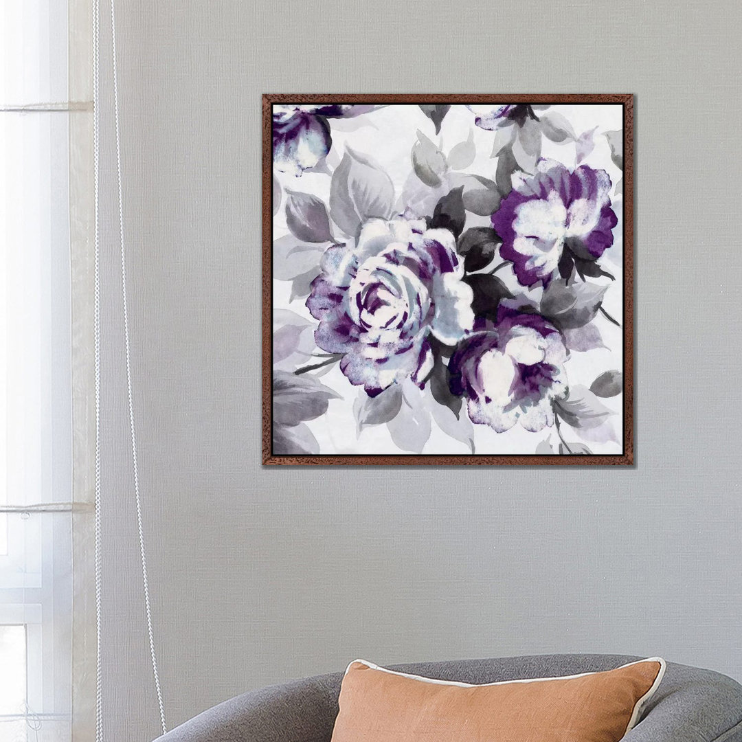 Scent Of Plum Roses III von Wild Apple Portfolio - Galerie-umwickelte Leinwand Giclée auf Leinwand