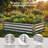 2-Pack 4x2x1ft Raised Garden Beds, Silver Galvanized Steel Open-Bottom Planters, 12in Deep-1568412507