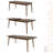 Hardver Indoor Wood Extendable Dining Set-2091484026-2091484027