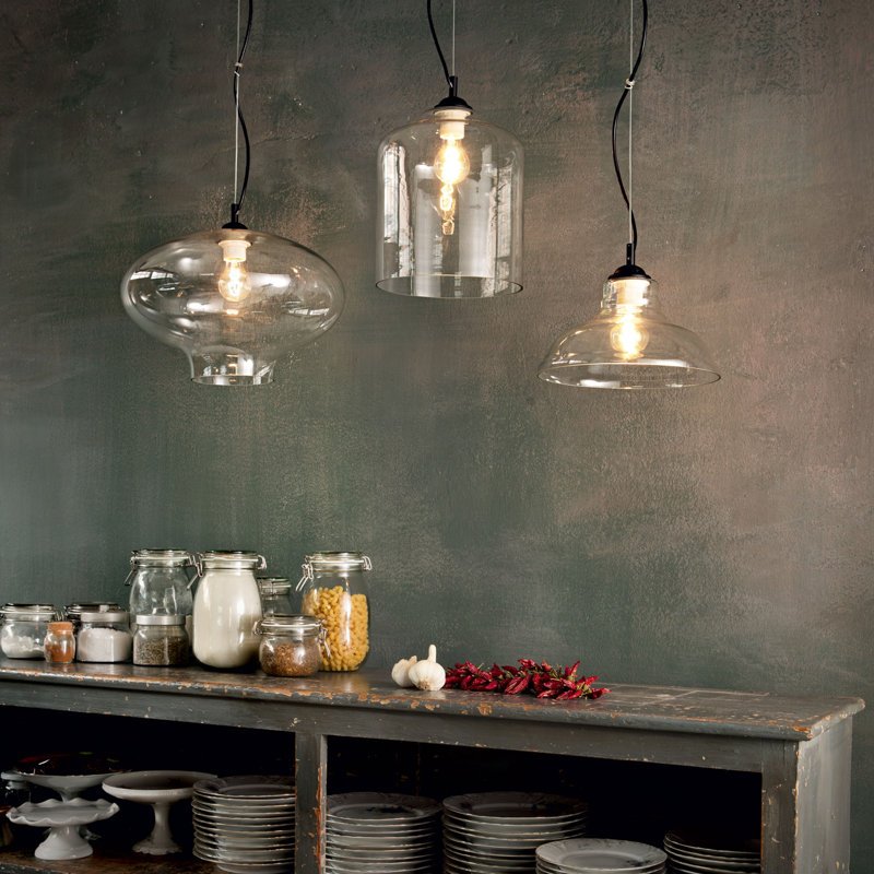 Bistro 1 - Light Glass Single Pendant