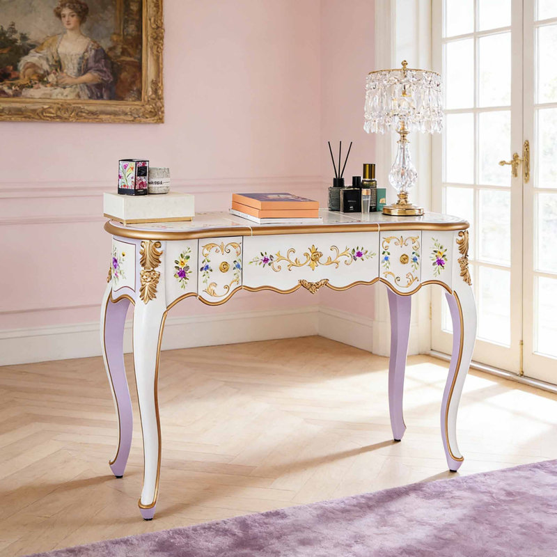 Coiffeuse peinte de style européen