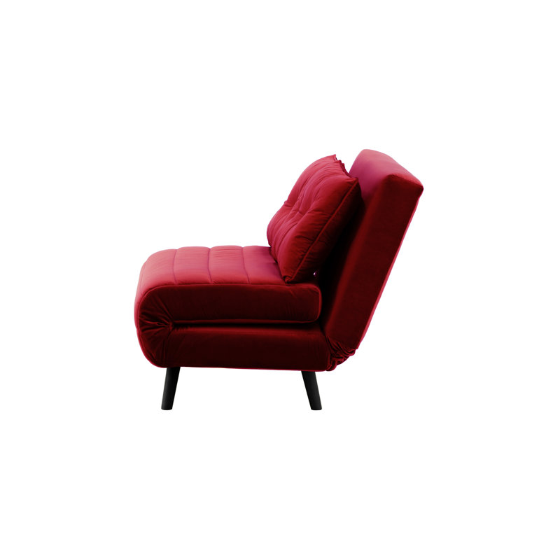 Rolen 2 Seater Sleeper, Red, Black