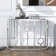 Chequetta 42.13'' Glass Top Console Table
