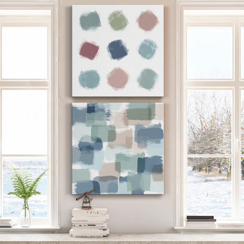 Dawn of Summer - ensemble de 2 reproductions d'art sur toiles tendues, H 32 po x l 64 po x P 1 po