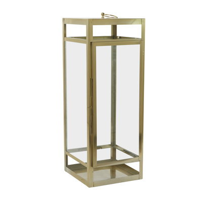 Lanterne de table 32 po en acier inoxydable