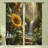 2Pcs Waterfall Sunflower Nature Landscape Curtains Rod Pocket Panel Digital Print Window Drapes for Living Room Bedroom Kitchen Patio Door Home Decor-1982469551