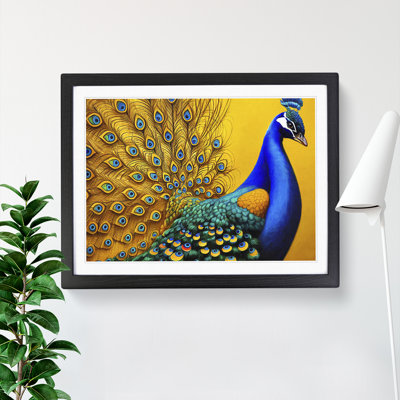 Superb Peacock - Framed Print