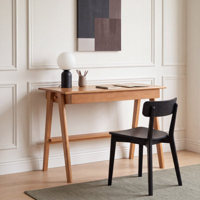 31.5"W Solid Wood Desk with Drawers