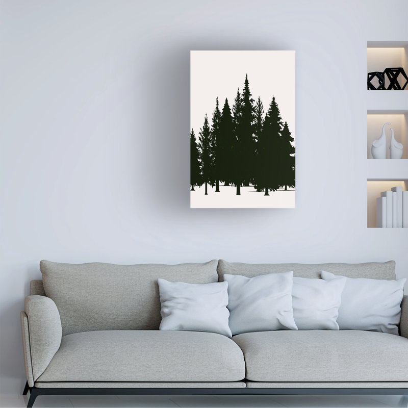 Art sur toile, bolle Kubistika Tannenwald, H 32 po x l 22 po