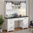 67''H Executive Desk With Hutch & 5 Drawers-1037537675