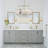 9-light Dimmable Tiered Chandelier