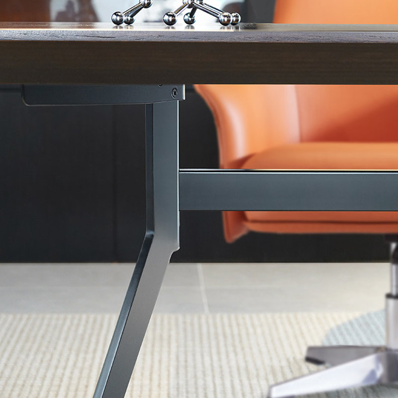 Italian minimalist desk, 29.53" H x 78.74" W x 35.43" D