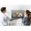 Wall Mounted cork board with print decorative wall notice boards decorative bulletin board ideas Abstract tree