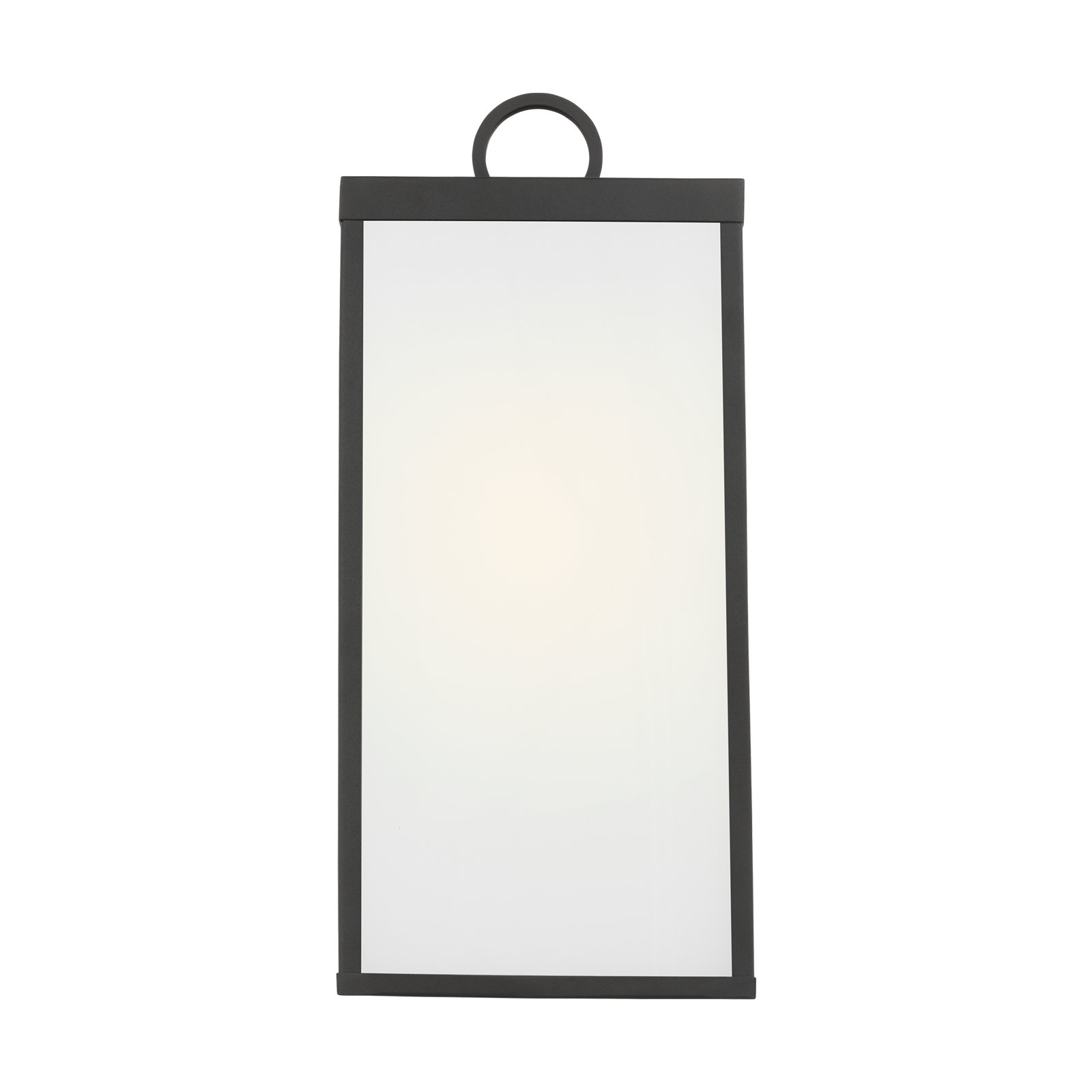 Howell Outdoor Armed Sconce, Matte Black, 16.25" H x 7" W x 6.5" D