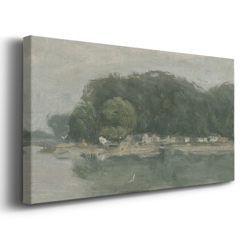 Série paysage - DLXV - Toile tendue avec châssis - Prêt à accrocher, H 24 po x l 48 po