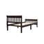 Lit plateforme en bois massif l 41,3 po x P 79 po x H 35,4 po Burlington