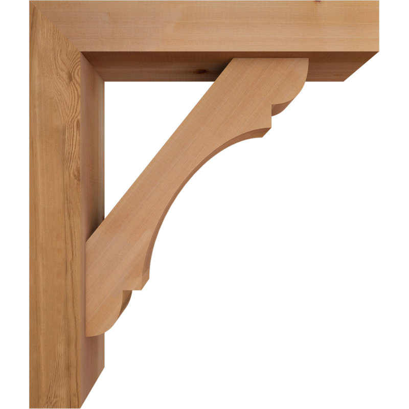 Support de bloc olympique avec entretoise décalée, 28 x 24, Cèdre rouge occidental de l 5 1/2 po (lisse)