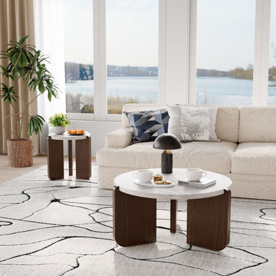 Chiara 3 Piece Coffee Table Set