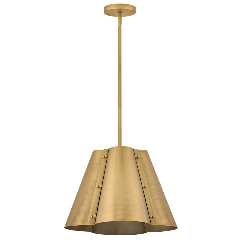 Hinkley Bowman Medium Pendant, 1, Heritage Brass, 16" W