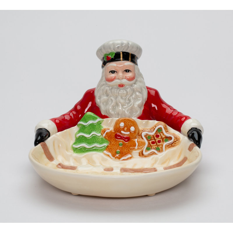 Santa Giftbag Candy Bowl