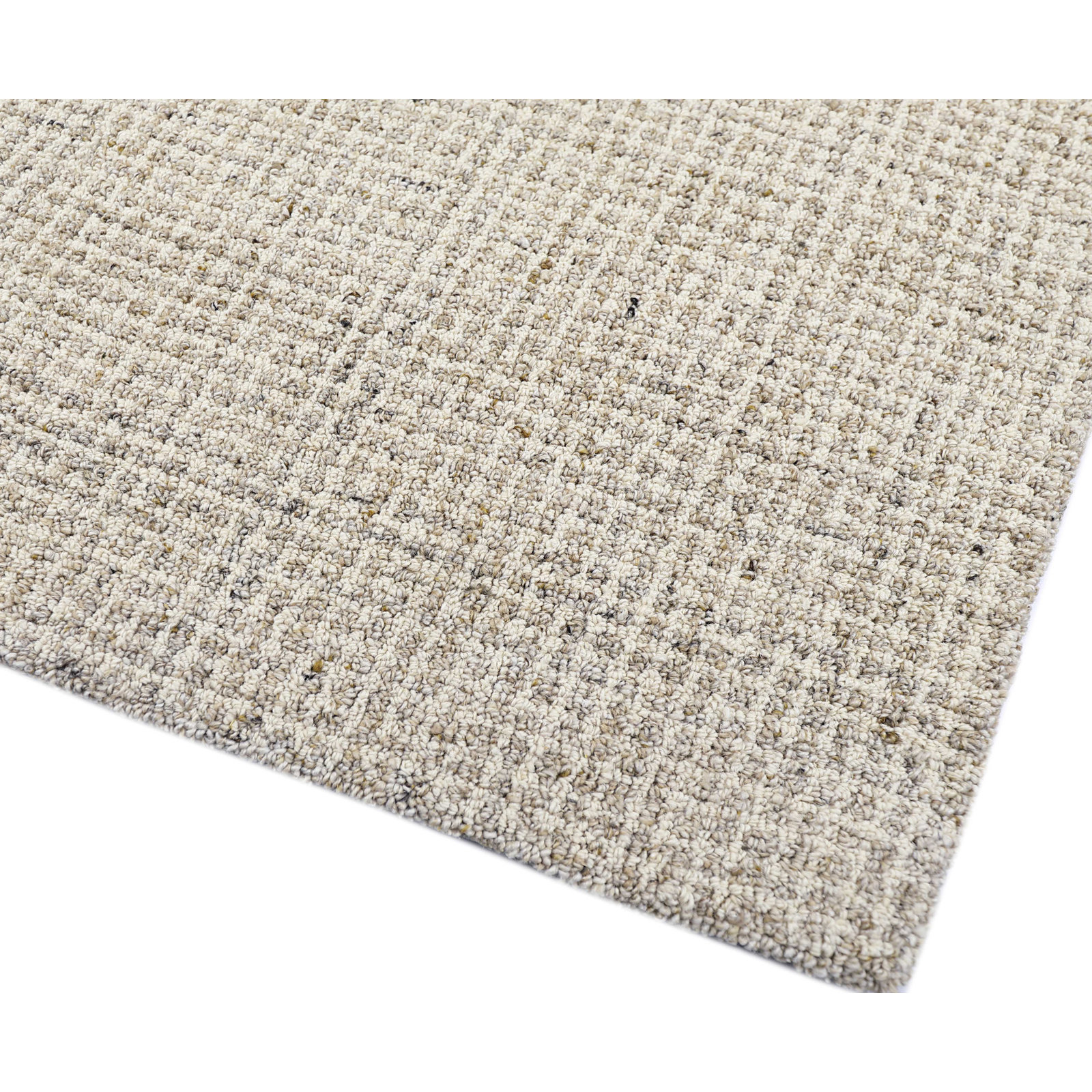 Hand Tufted Wool Rug, Brown, Rectangle 5'6" x 8'6"