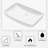 Wenty 15'' White Ceramic Rectangular Bathroom Sink