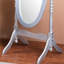 Prestigieux miroir à finition argentée de la reine traditionnelle-803750144