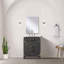 Meuble-lavabo simple 24 po de largeur x 18 po de profondeur, comptoir en acrylique-824544144