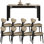 French luxury style rectangular dining table sets