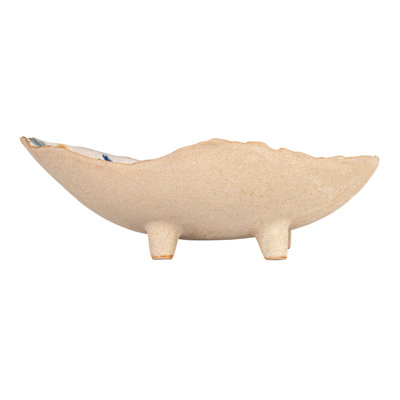Organic Spectrum Stoneware Footed Bowl