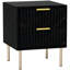 40cm W Engineered Wood Bedside Table-1433129012