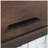 Hutch with Barrister Door, Brown finish