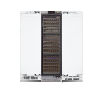 72 In. Panel‑Ready Built‑In Column Refrigeration Set — 24. In. Refrigerator, 24 In. Freezer & 24 In. Winee Cooler, Counter‑Dept