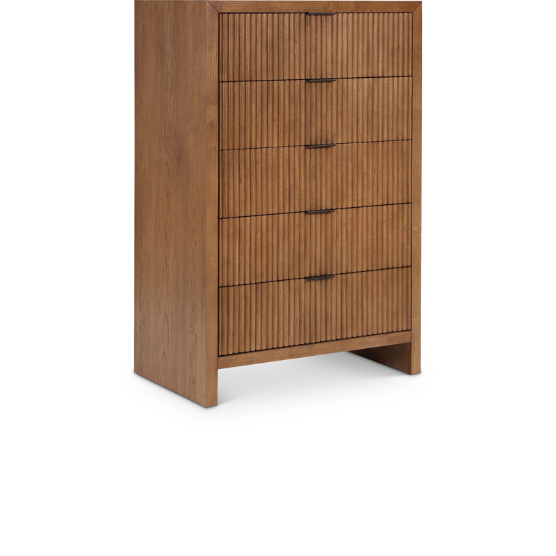 Commode 5 tiroirs Fairfax, Noyer
