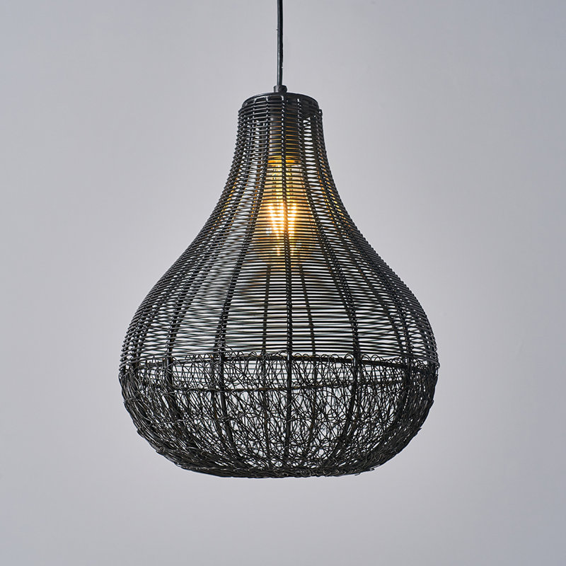 Nampa 1 - Light Black Single Pendant