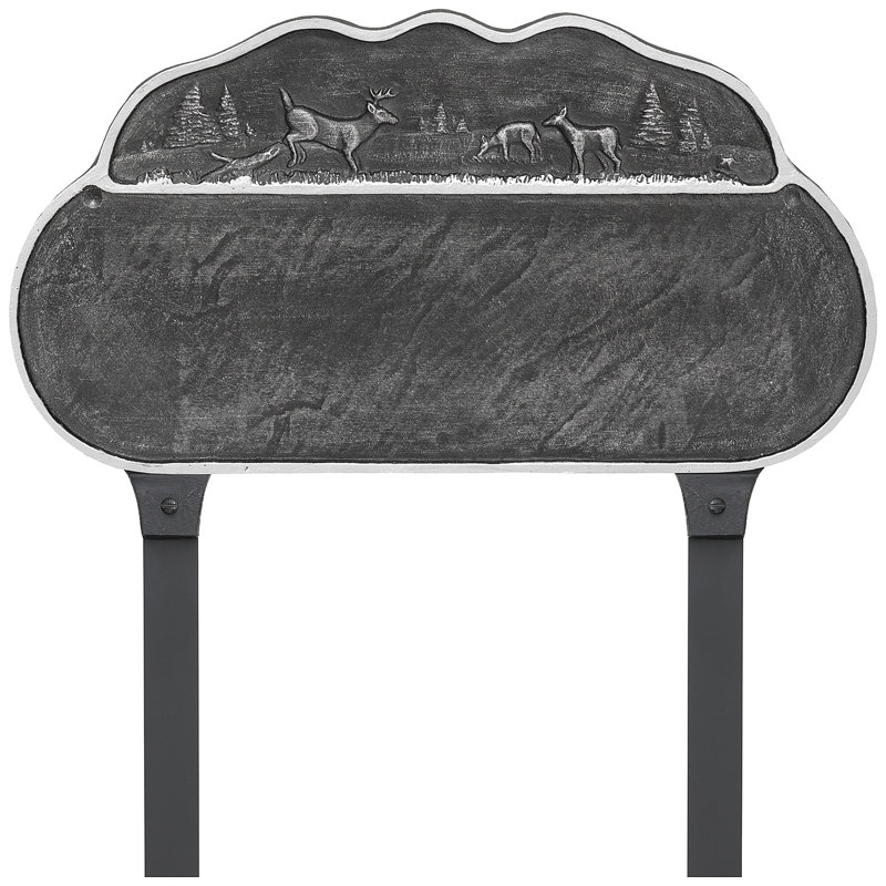 Arch Lawn Insert, Swedish Iron/Silver