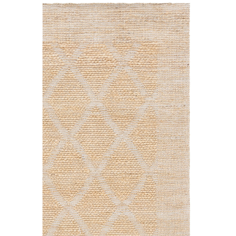 Natural Fiber Hand Woven Jacquard Performance Trellis Indoor Rug, 5'-0" X 8'-0" Rectangle