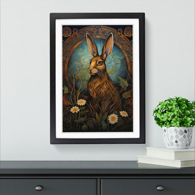Hare Nouveau - Framed Print