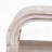 4-door Elegant Console Table With Natural Embossed Texture, Curved Edge And Metal Handles-1869944456