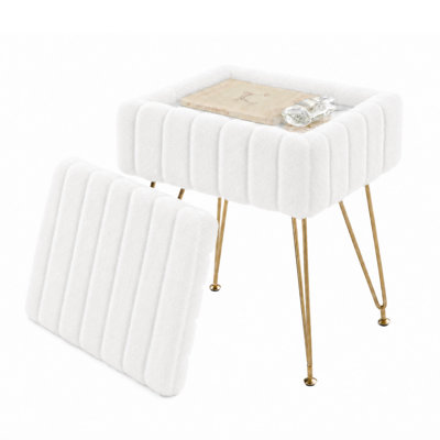 Repose-pieds avec tabouret de rangement Modern