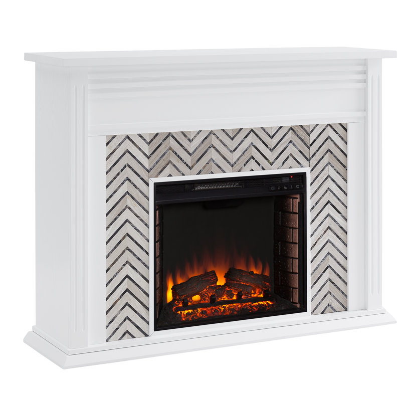 Hebbington Tiled Marble Fireplace