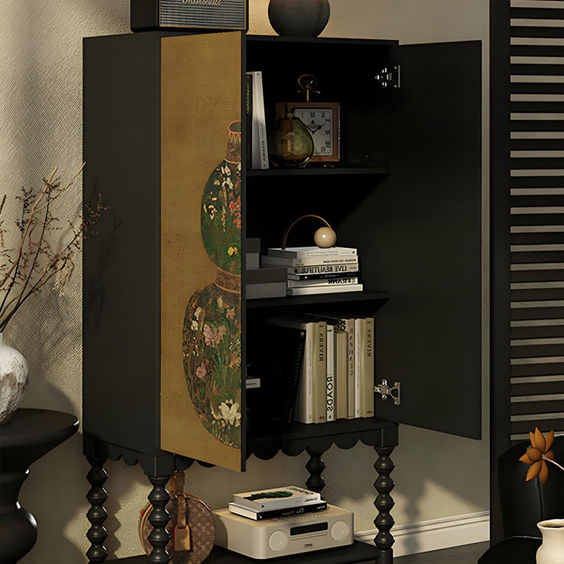 Armoire de rangement en bois massif