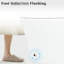 Toilette allongée à siège chauffant intelligent avec chasse d'eau réglable à température réglable et corps en céramique